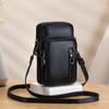 Leather Fashion Women's Single Shoulder Crossbody Bag Large Capacity Vertical Mobile Phone Bag Casual All-match Women's Bag