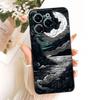 For Infinix Note 40X 5G Fashion Dusk Beach Painting Phone Case For Infinix Note40X 5G X6838 Soft Silicone Covers Bumpers