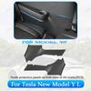 For Tesla  Model Y L Launch Trunk Side Guards TPE Full Cover Fluff Surface Corner Protection Pads Interior Protector Accessories