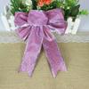 DIY Accessories Christmas Tree Decor Bowknot Hanging Ornaments Glitter Powder Christmas Bowknot Bowknot