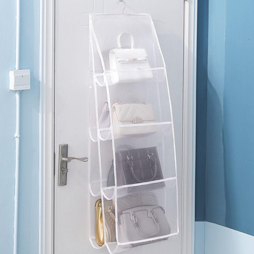 Organizer Space Saving Dust-Proof Bag Storage Rack Handbag Storage Handbag Organizer Sundry Hanger
