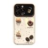 Cake Coffee Doll Pendant Suitable for Vivos17pro Mobile Phone Case Oppoa97 Flip Mirror Xiaomi 14/13