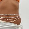 Acrylic Starfish Shell Waist Chain Colorful Bohemian Body Chain Dress Decoration