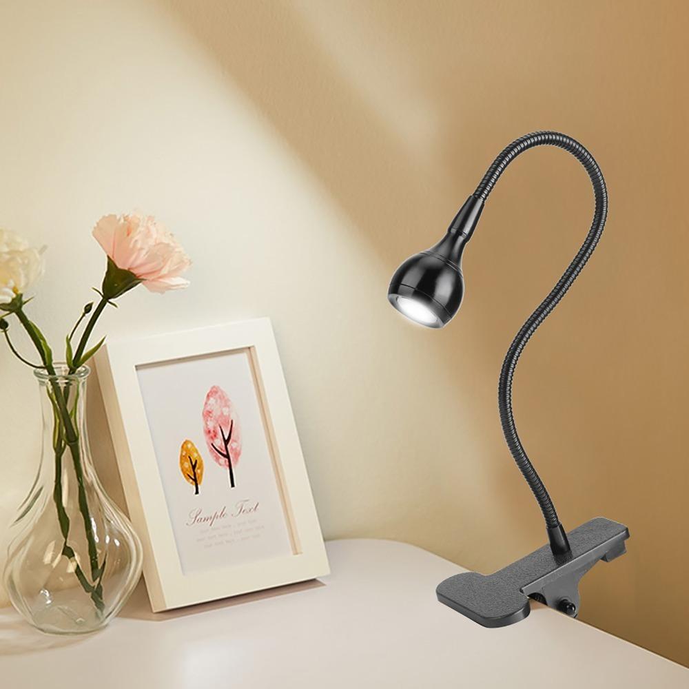 With Clip Mini Desk Night Lamp USB Powered LED Clip On Light USB LED Table Light  Crafting