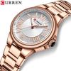 CURREN 9091 Стальной Браслет Часы Простые Женские Римский Стиль Компактные Модные Мужские и Женские Часы Водонепроницаемые