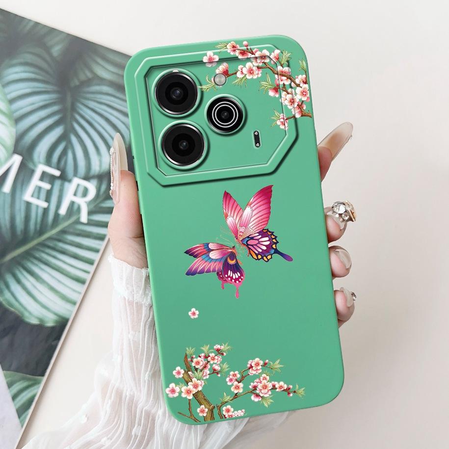 For Tecno Pova 6 Pro 5G 2024 Case LI9 Camera Lens Protective Cover Cute Panda Cartoon Soft Bumper For Tecno Pova 6 Pova6 5G Capa
