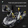 1:8 Lamborghini Покрытый Гальваникой Спортивный Автомобиль на Радиоуправлении - Строительные Блоки Сложной Сборки, Совместимые с Lego