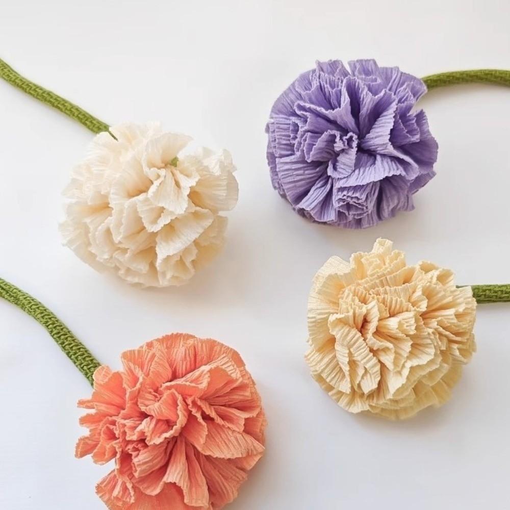 Adjustable Flowers Curtain Straps Decorative Carnation Curtain Tie Rope Curtain Buckle Bedroom
