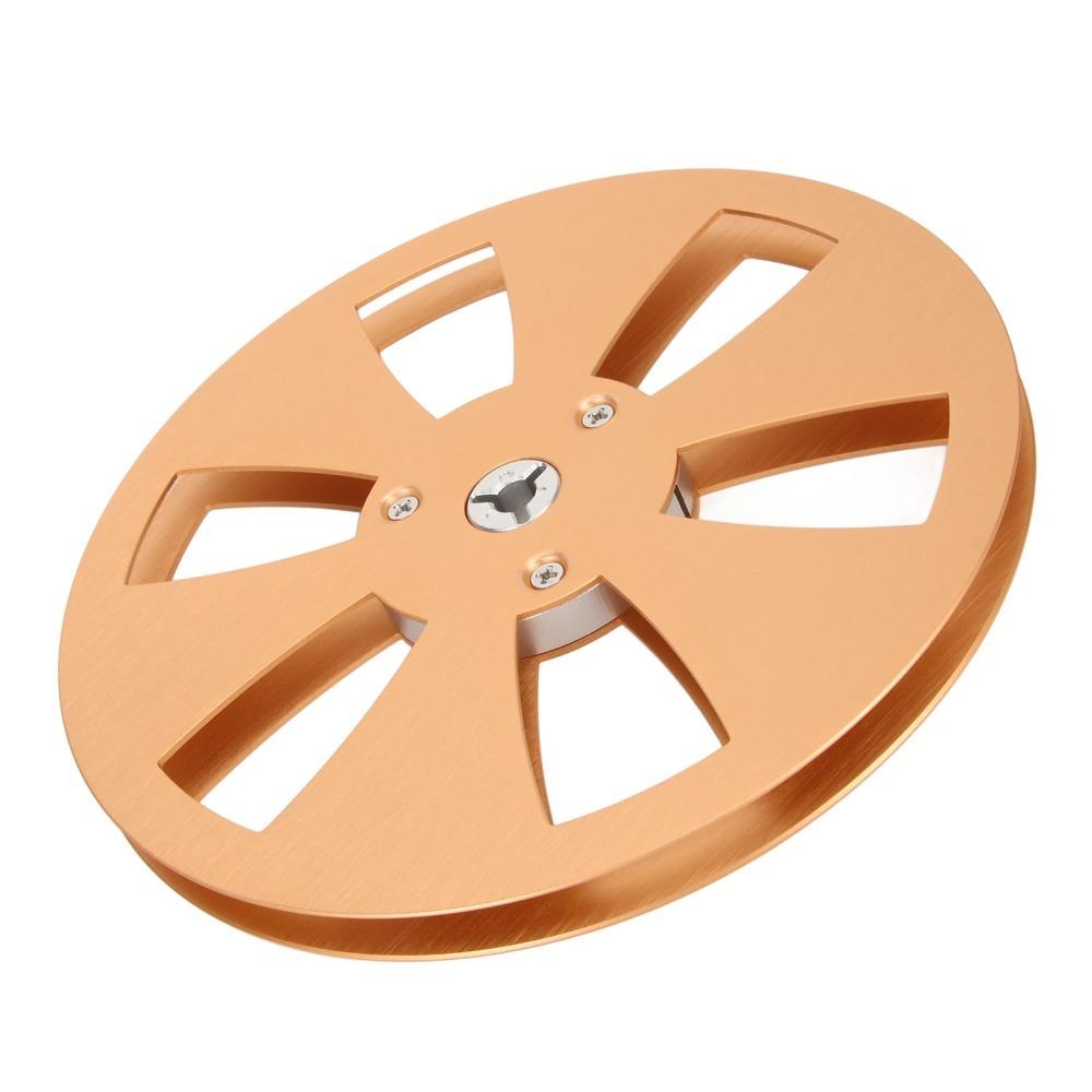 6 Hole Reel To Reel Tape Takeup Spool 1/4 7 Inch Machine Reel Empty Open Reel for Tape Recorder