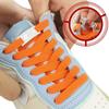 Lazy Shoelaces, Curved Teeth, Elastic Buckle, No Binding, No Tying, Elastic Shoe Accessories