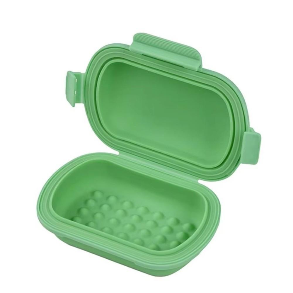 Travel Soap Container Silicone Soap Box Portable Soap Dish For Travel Hotel