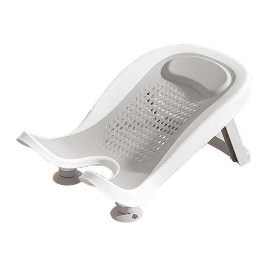 Infant Bath Tub Seat BPA-Free Material Foldable Design Hypoallergenic Baby Bath Support Compact Size Stable Shower Basin