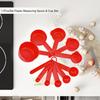 11Pcs/Set Plastic Measuring Spoon & Cup Set BPA-Free Baking Measuring Tool for Flour Sugar Salt Liquid Multifunctional Kitchen Household Meter