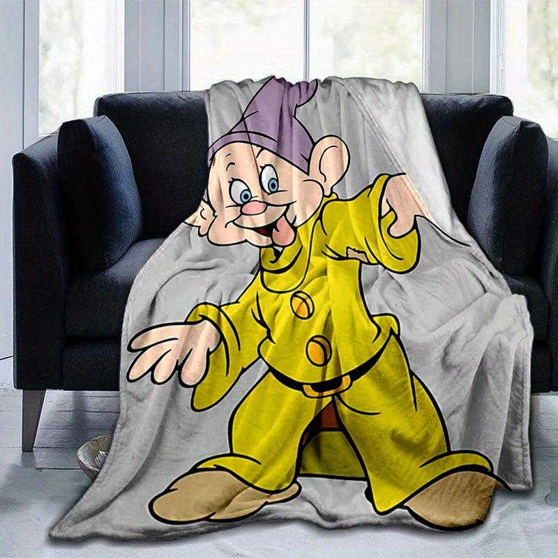 1pc, Dopey Dwarf Blanket Cozy Throw for Home Decor, Couch Cover, Outdoor Use, Travel