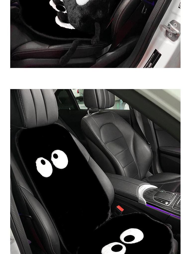 Luxury Winter Plush Heated Car Seat Cushion Set - Anti-Freeze, High-End Design for Women