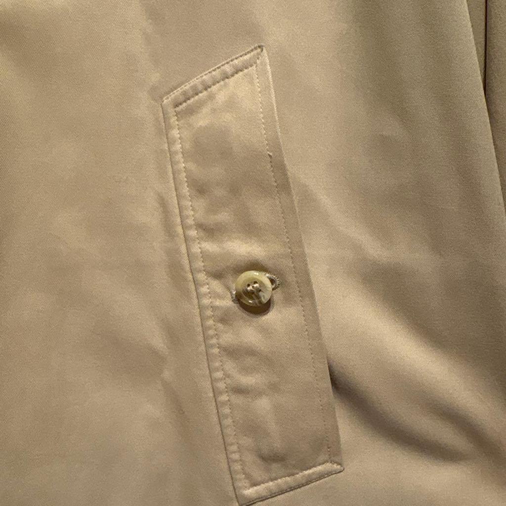 Used 80s UK-made Burberrys Single-Sleeve Balmacaan Trench Coat