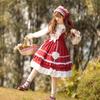 Japanese Classic Cosplay Dress Anime Costumes Lovely Sweet Lolita Daily Dress+Headwear