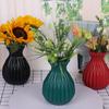 Nordic Decortive Vase Imitation Ceramic Plastic Flower Vase Pot Home Decor Living Room Desktop Wedding Centerpiece Arrangement