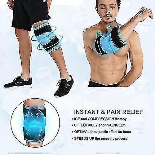 Ice Pack For Knee Pain Relief, Reusable Gel Ice Wrap For Leg Injuries, Swelling, Knee Replacement Surgery, Cold Compress Therapy High Quality