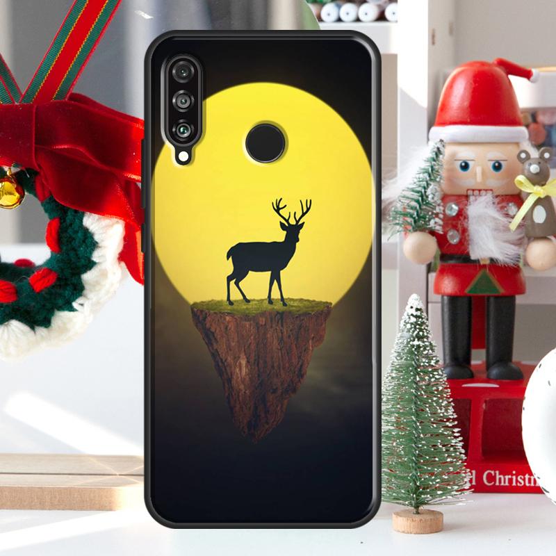 Животное Олень Северный олень Для Huawei Nova Y73 Y60 Y70 Y90 Y72 Y61 Y91 7i 8i 11i 12i 12s 9 10 SE P20 P30 P40 Lite Чехол