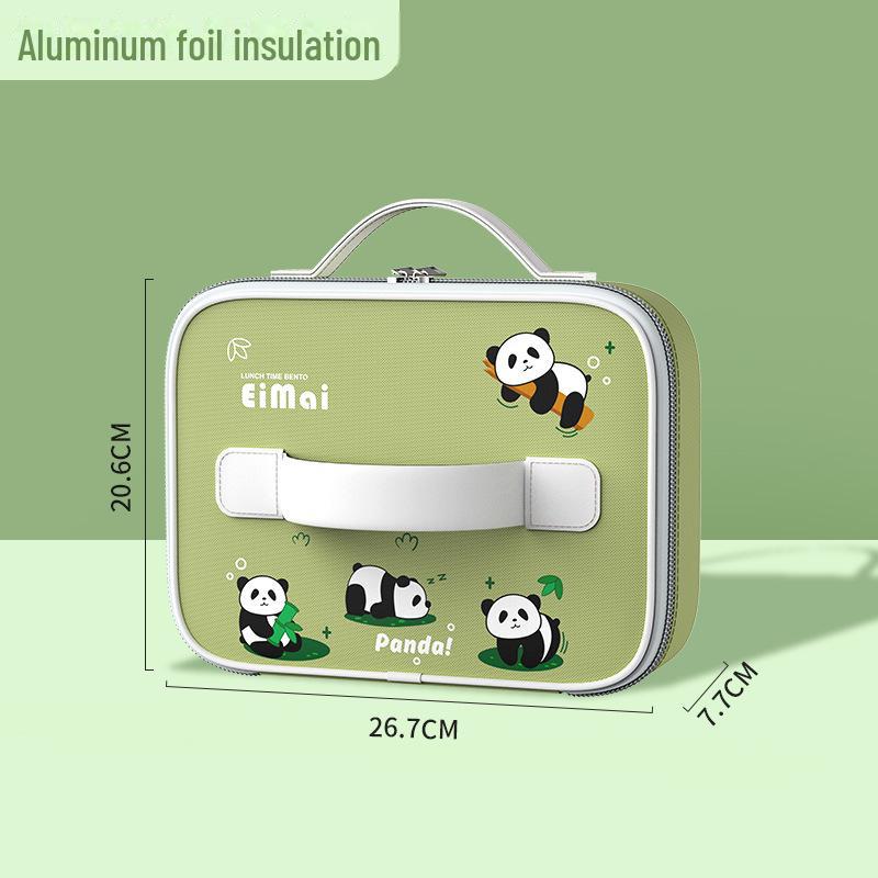 «Детский изолированный ланч-бокс из нержавеющей стали марки 316 с отсеком для подноса»