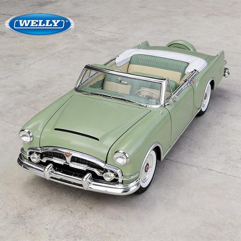Велли 1:28 1953 Packard Caribbean Alloy Luxy Модель Автомобиля Литье под Давлением Металл Классические Старые Спортивные Транспортные Средства Коллекция Моделей Автомобилей Подарки для Детей
