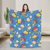Rugrats Animated Character Blanket Quality Super Warm  Bedding Throws Autumn Camping Couch Bed Fluffy Bedspread