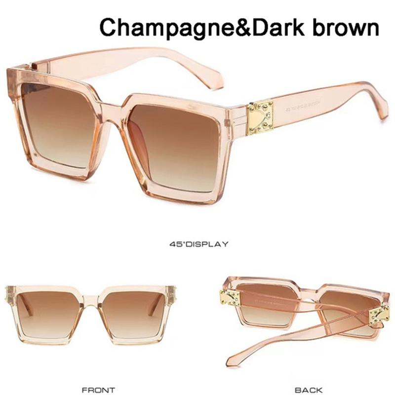 Мужские и женские солнцезащитные очки в классической оправе с большой оправой, модные аксессуары, солнцезащитные очки для женщин