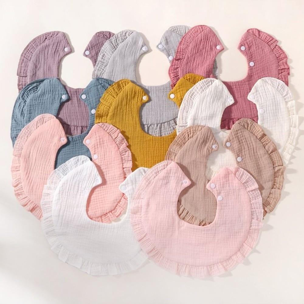 Cotton Drool Bibs Soft Saliva Towel New Burp Cloths Boys Girls