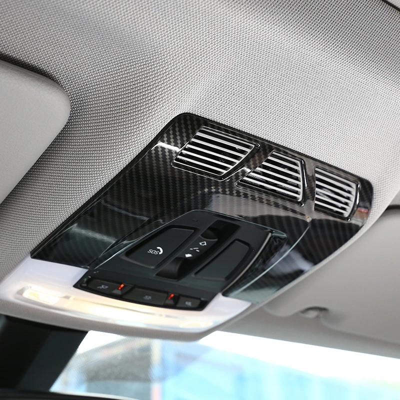 Car Front Reading Light Lamp Panel Cover Sticker Decoration For BMW F30 F34 F46 X1 F48 X5 F15 X6 F16 Auto Interior