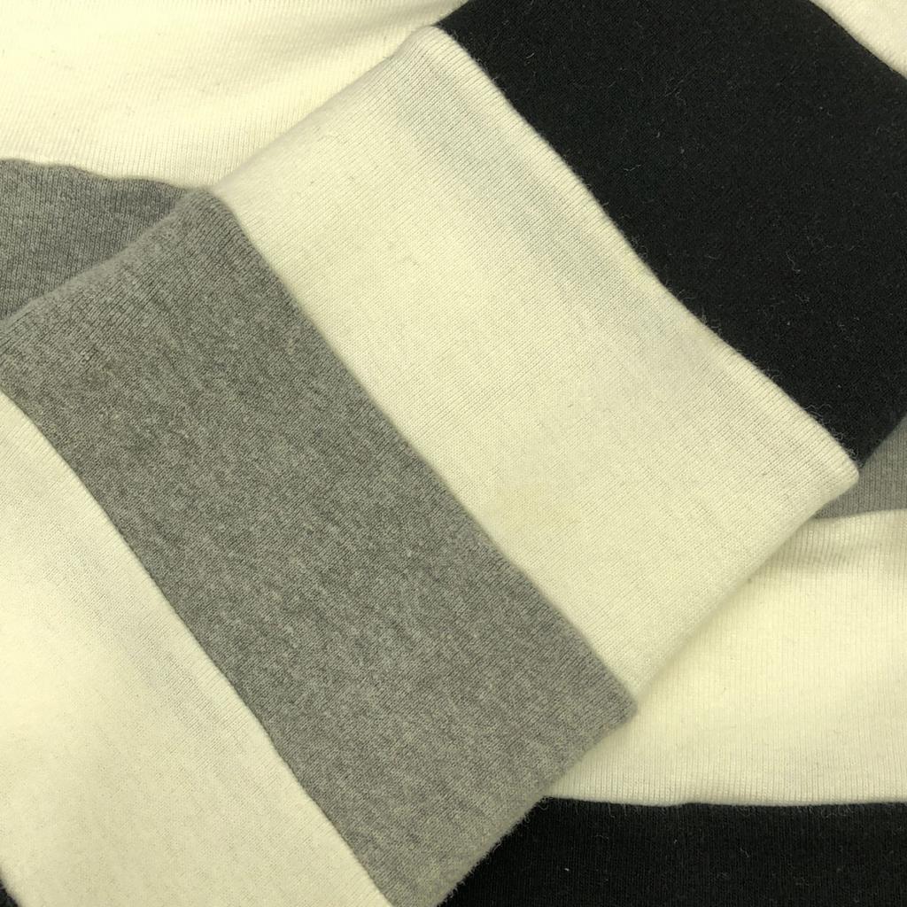 A Bathing Ape Сделано в Японии Футболка с длинным рукавом с полосатым узором M Рон Т Мужская Б/У