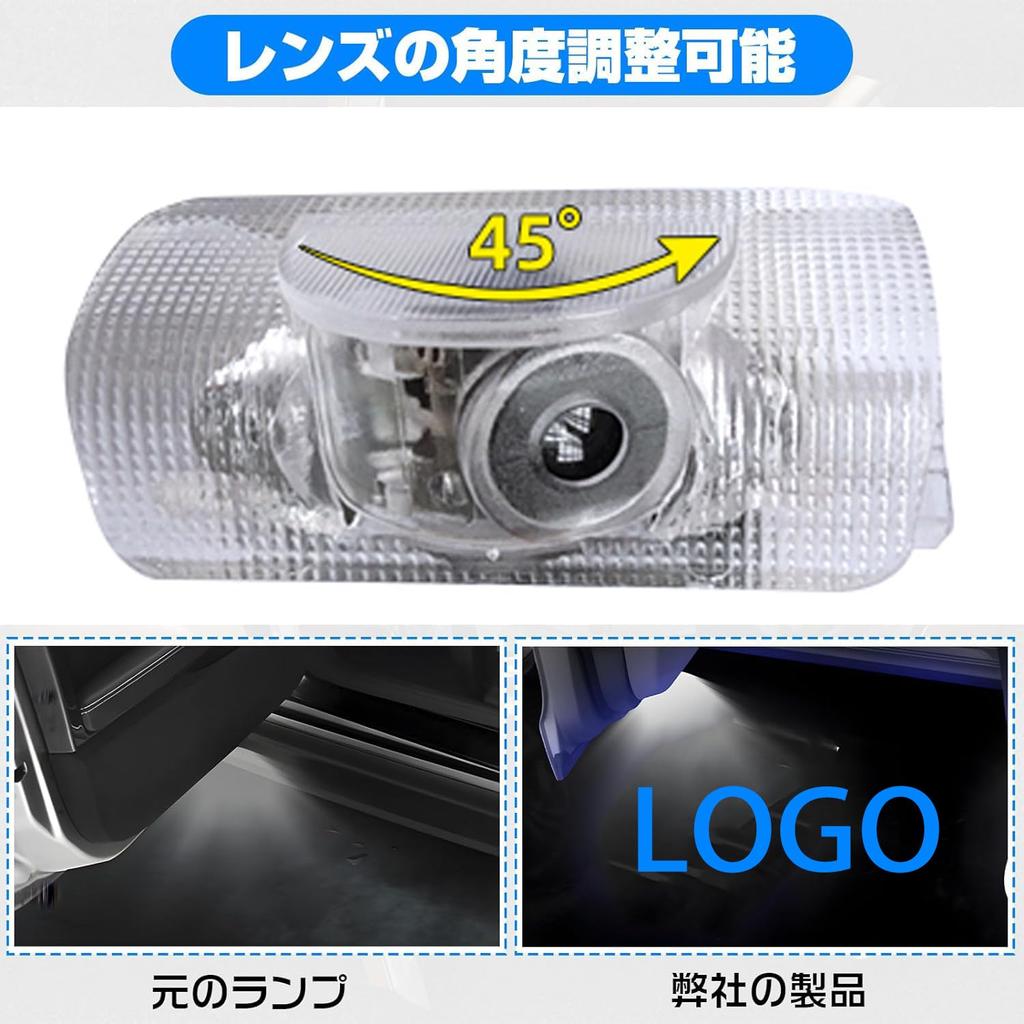 Courtesy Light, Door Welcome Light, Curtain Lamp, Laser Logo Light, LED Logo Projection, Set