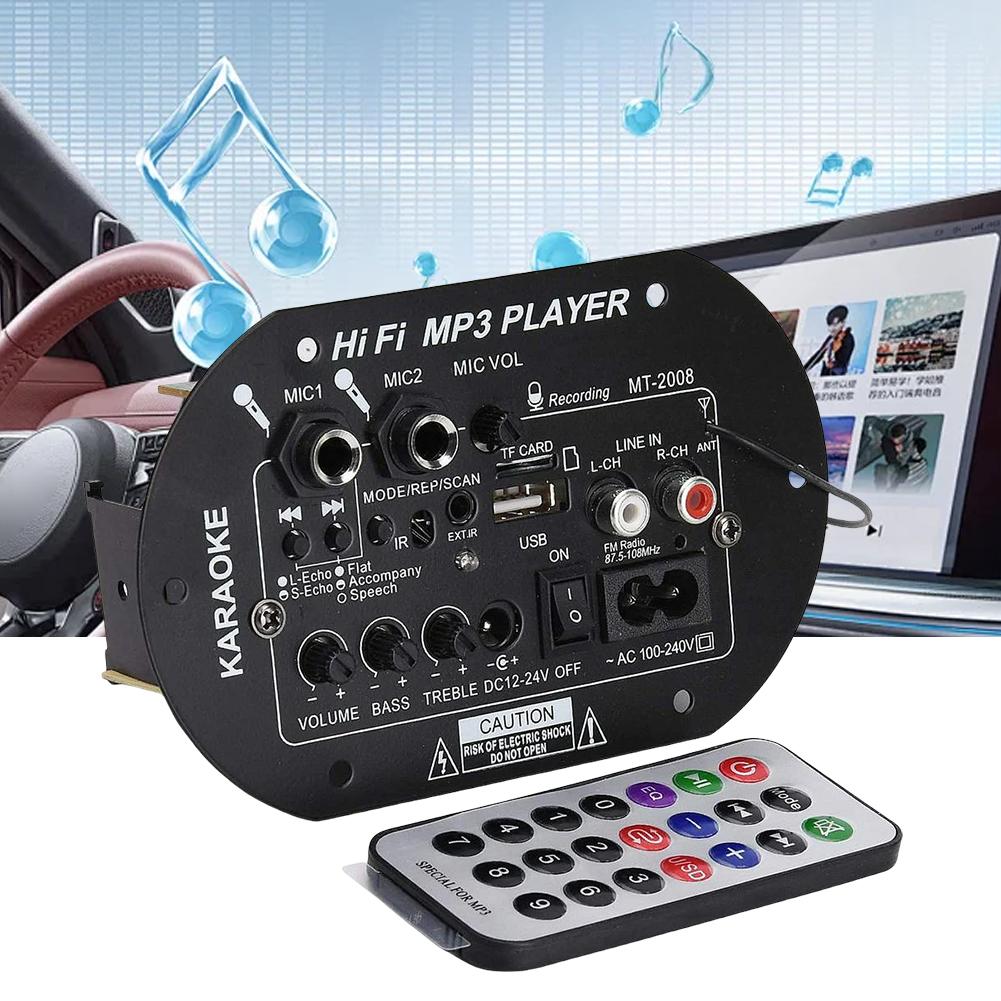 Плата усилителя R # MP3, Bluetooth-совместимая плата цифрового усилителя 120 Вт, сабвуфер