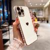 Protective Case - Luxury - for iPhone 12 - Shockproof - Heart Pattern - Scratch-resistant