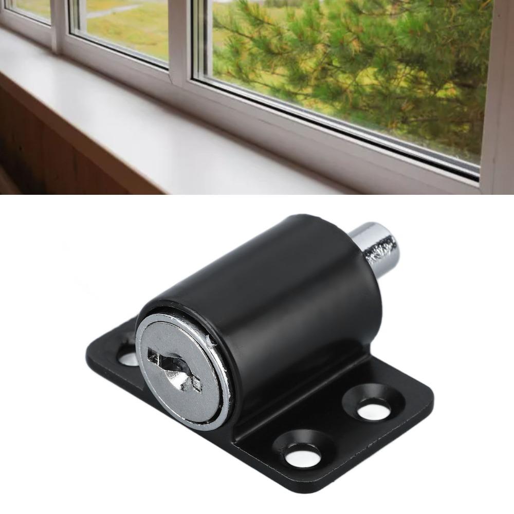 Zinc Alloy Door Lock Black Door Window Lock Safety Window Safety Lock Garage