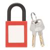 25 мм замок-блокиратор Tagout Lock нейлоновая скоба защитный навесной замок с ключами для промышленного оборудования