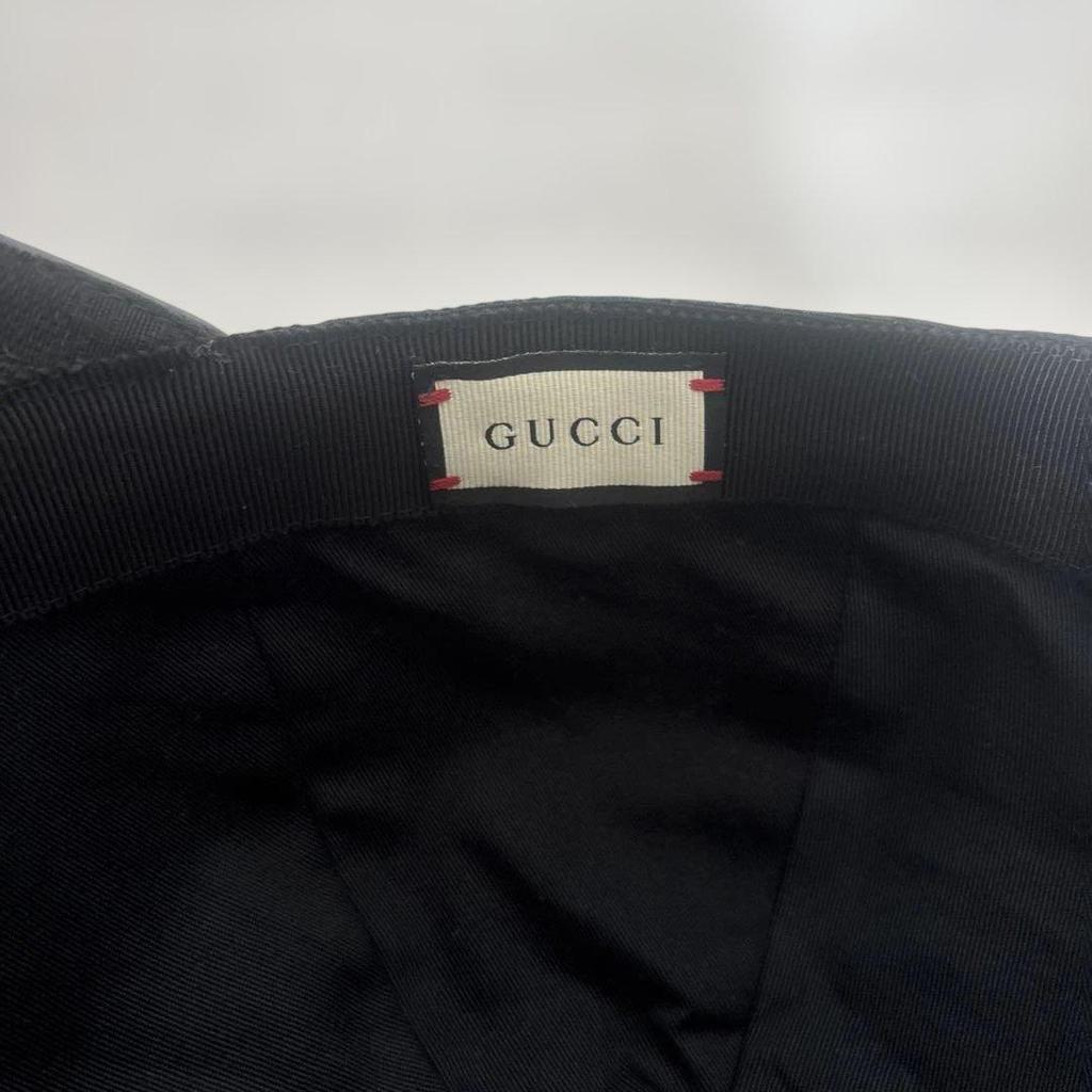 Б/у Кепка GUCCI GG Canvas Черная M 58см