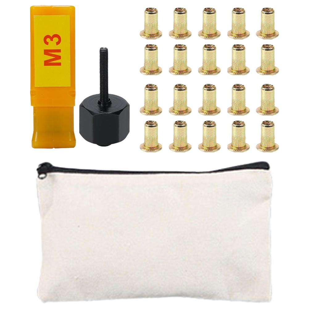 Набор ручного заклепочника 21 шт. Простая установка Инструменты для гаек-заклепок Ручной заклепочник для гаек Заклепочник для гаек M3 M4 M5 M6 M8 M10