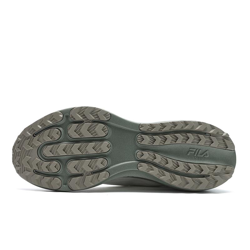 Fila Nuvole 3 Модные Удобные Амортизирующие Низкие Кроссовки для Активного Отдыха Мужская Обувь Шелковисто-Зеленый A12M521207FSA