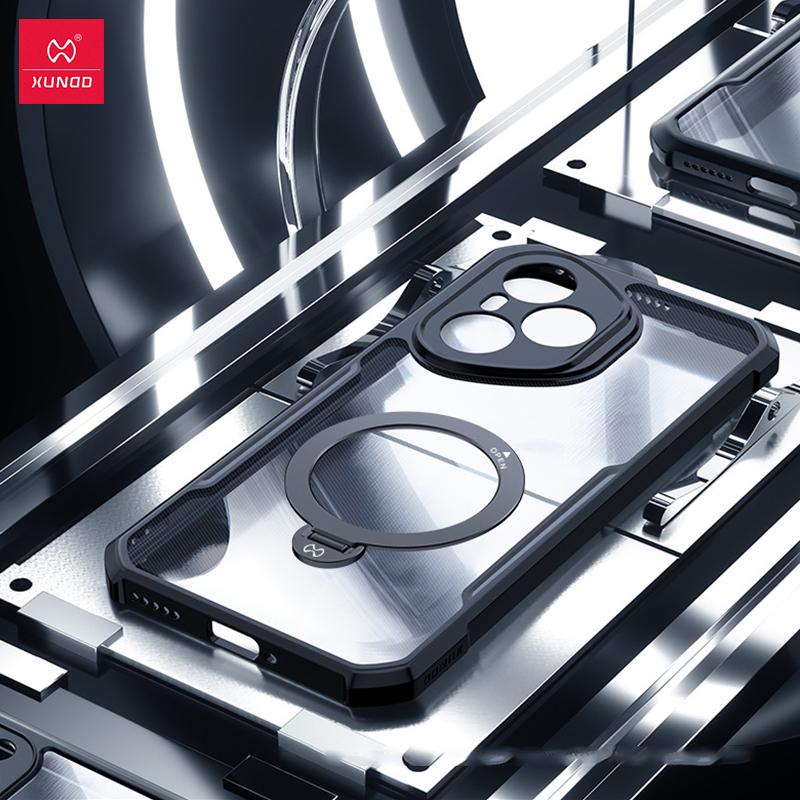 For Huawei Honor 400/Honor 400 Pro Case XUNDD 360° Rotatable Magnetic Holder Phone Cover Airbag Shockproof Bumper Luxury Casing