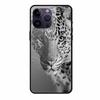 Чехол для Apple iphone 15 pro 15 plus Закаленное Стекло Жесткая Задняя Крышка для iphone 15 pro max iphone15 Волк Лев Funda Capa
