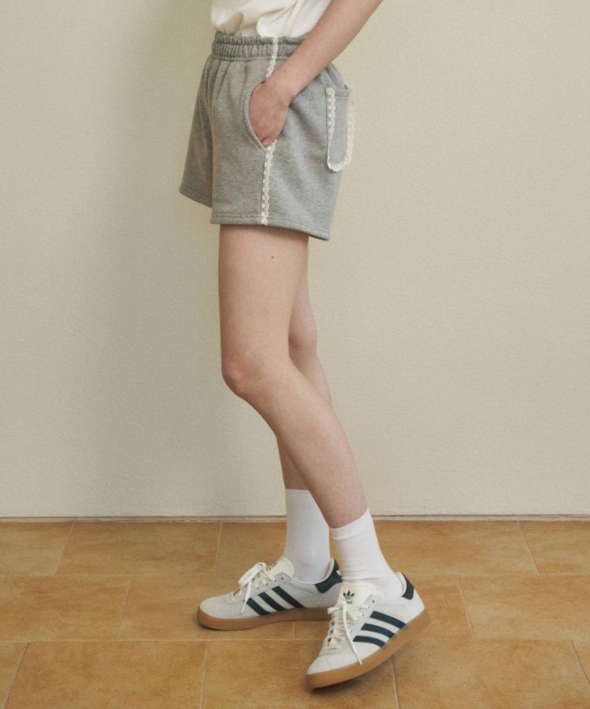 Wednesday Oasis For Woman Flower Lace Cotton Shorts_3 Colors