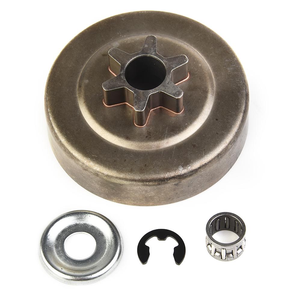 3/8 6T Clutch Drum Sprocket Washer E-Clip Kit For-STIHL-Chainsaw 017 018 021 023 025 MS170 MS180 MS210 MS230 MS250 1123 640 2003