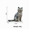Mini Cat Model Figures Pastoral Cat Animal Model New Simulation Dog Ornament  Gifts