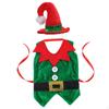 Christmas Reusable Wine Bottle Clothing, Holiday Elf Cover for Home Ornament
