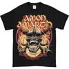 Винтажная рубашка с черепом Amon Amarth, футболка унисекс с надписью Amon Amarth Death Metal
