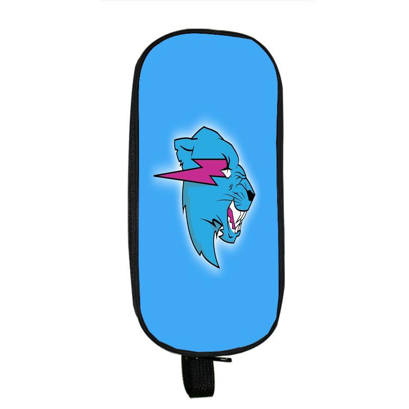 Mr Beast, игровая сумка-карандаш с освещением, школьные чехлы для кошек, корейская сумка-держатель для канцелярских принадлежностей для девочек, чехол для ручек, школьные принадлежности для студентов