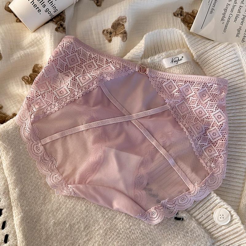 Women's New Mesh Comfortable Pure Wind Lace Sexy Panties