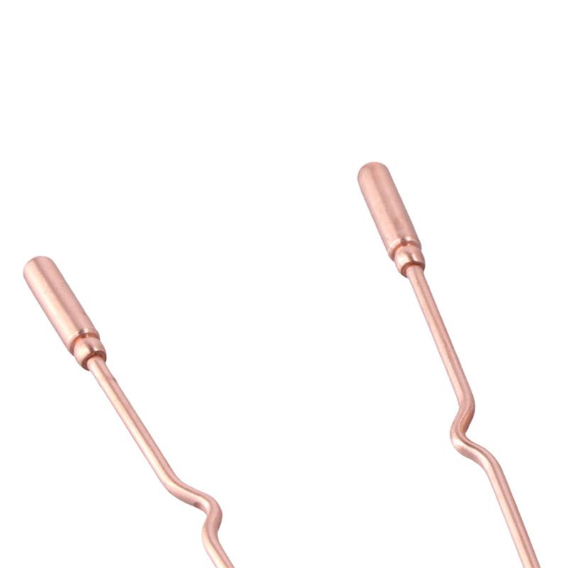 Pure Copper Tongue Scraper Oral Cleaner Brush Fresh Cleaning Hygiene Care Tools