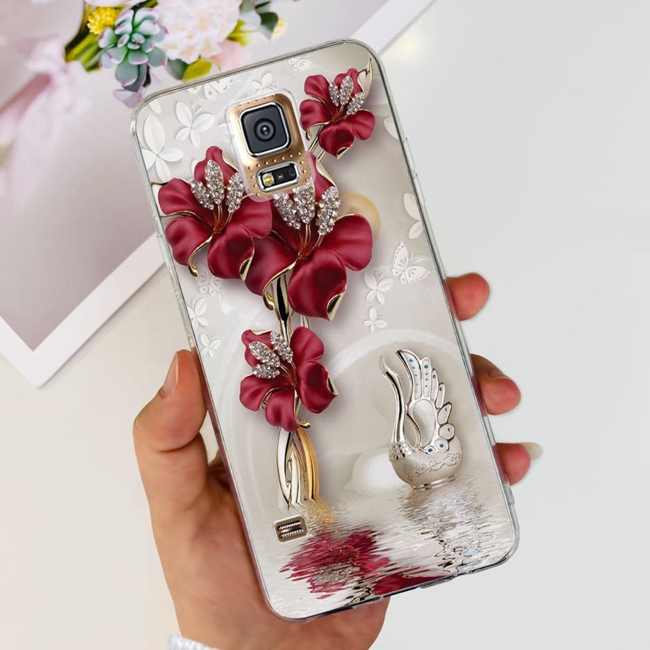 Чехол для Samsung Galaxy S5 SM-G900F G900I G900M Стильный painted Cover Мягкий силиконовый чехол для телефона Для Samsung S5 S 5 GalaxyS5 Shell